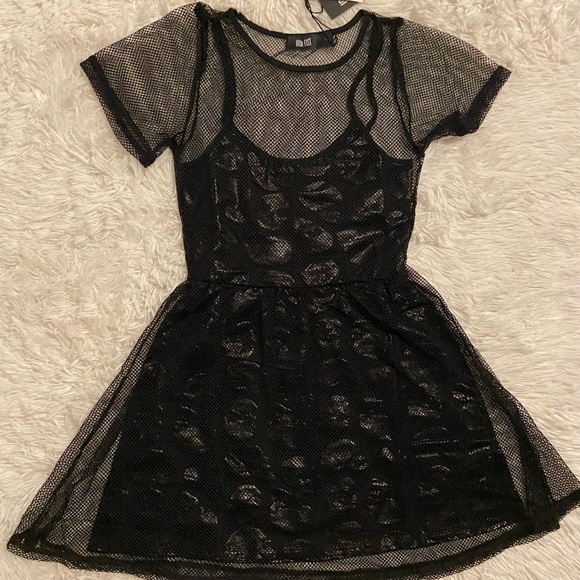 Iron Fist Skullz Club Mesh Dress - Picture 4 of 14